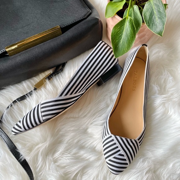 Talbots Edison Ribbons Striped Flats - Picture 2 of 11